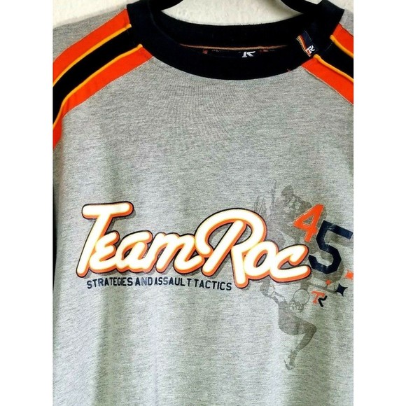 TR Team Roc  Strategies & Assault Tactics Shirt Size 2XL #45 Rare Vintage Men's - Picture 3 of 6